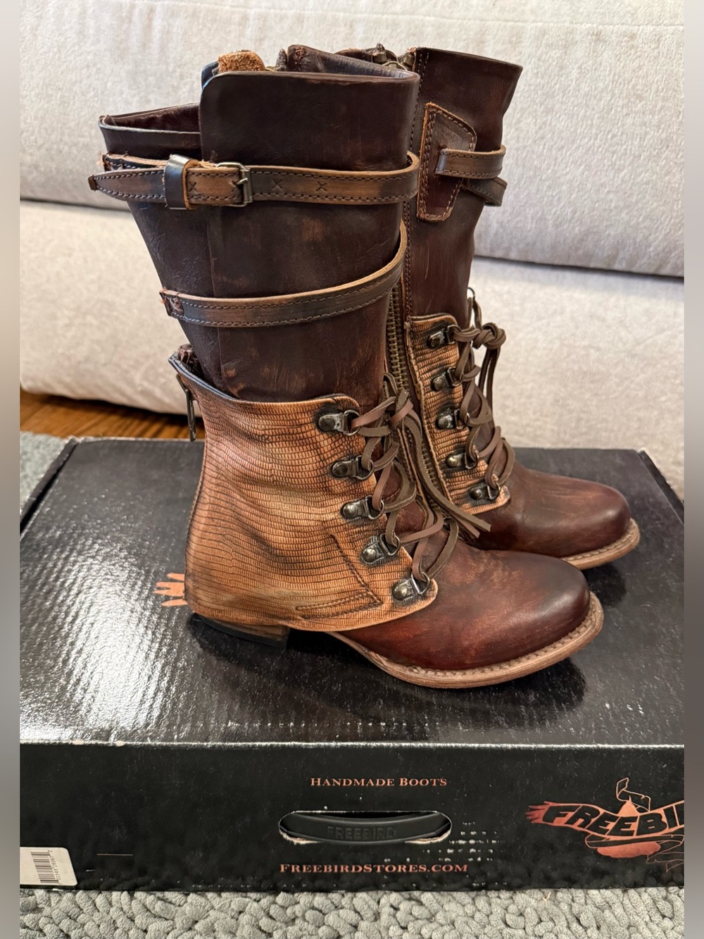 EUC- Freebirds copper multi Ravi. Size 6.